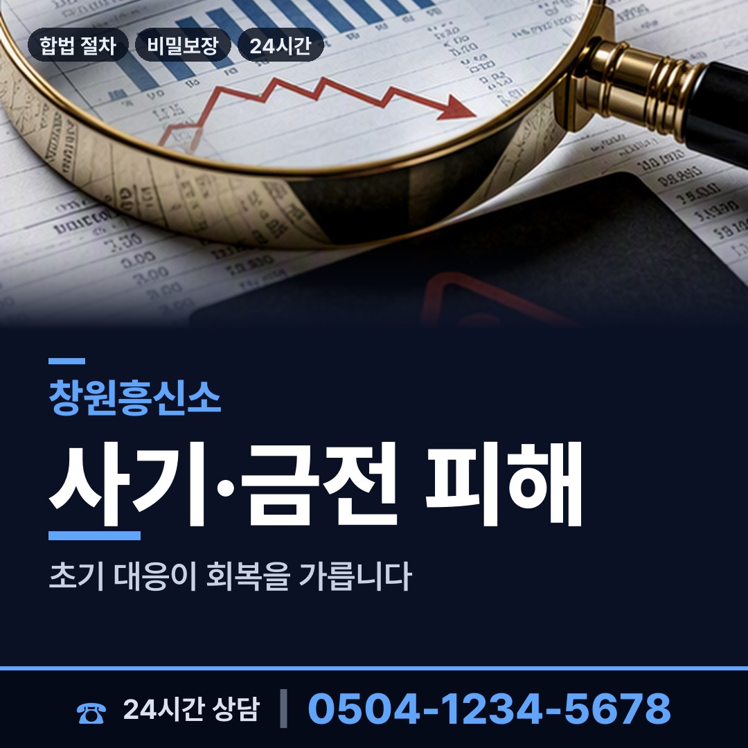 창원 웅동1동 중고거래사기 상담 안내